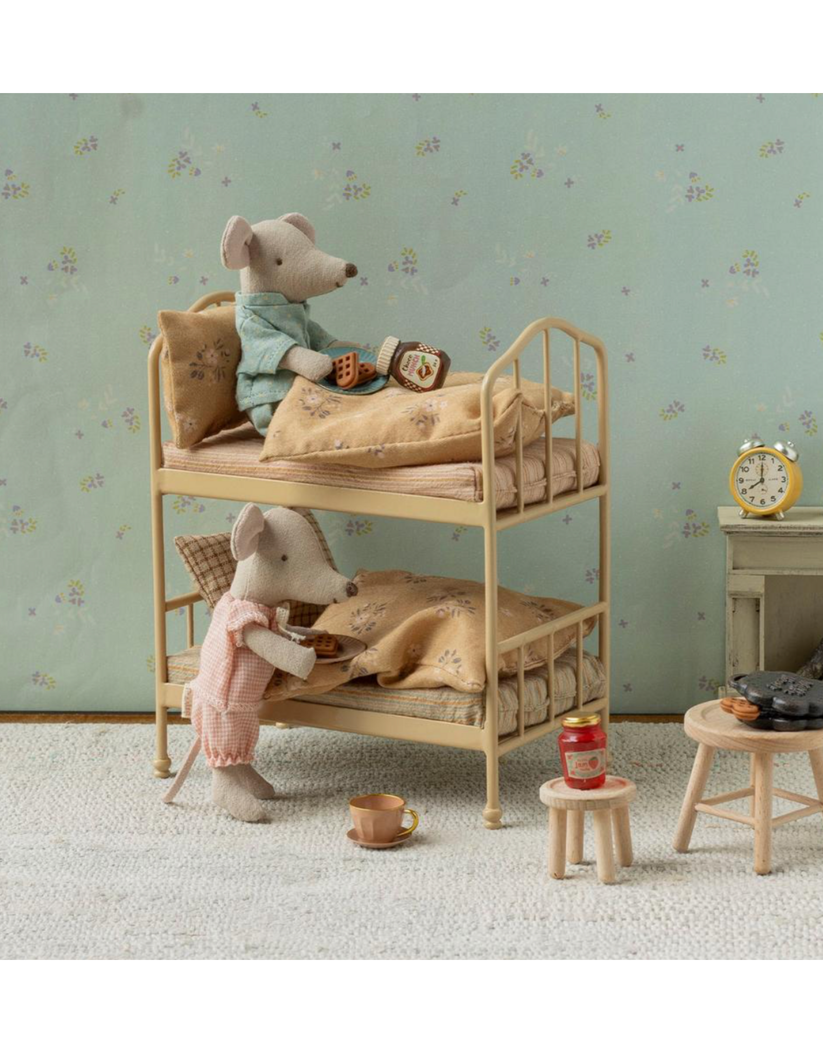 Maileg Bunk bed Mouse Wheat