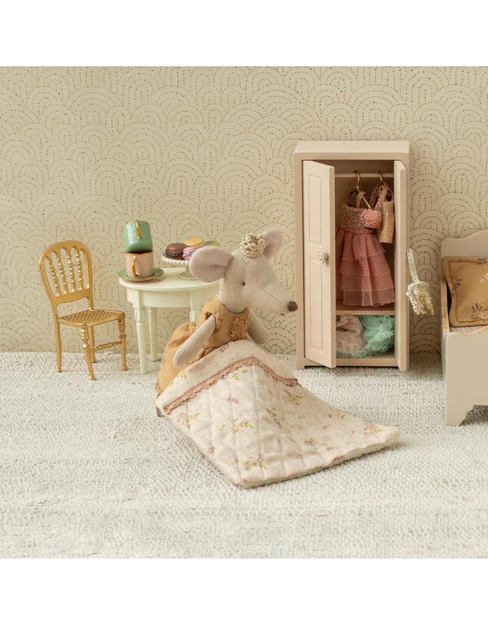Maileg Chair mouse Gold