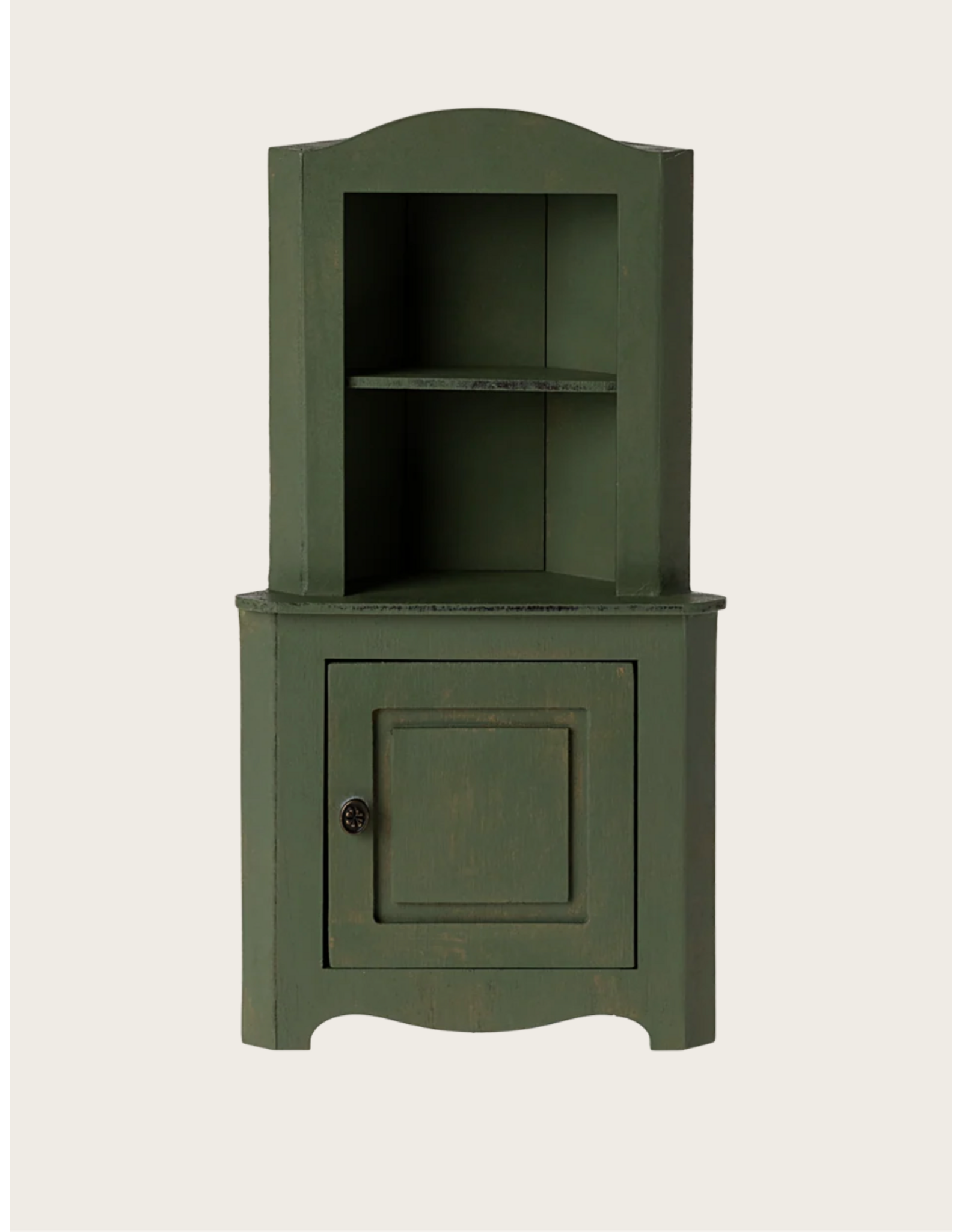 Maileg Corner cabinet miniature Dark Green