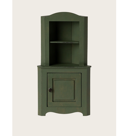 Maileg Corner cabinet miniature Dark Green