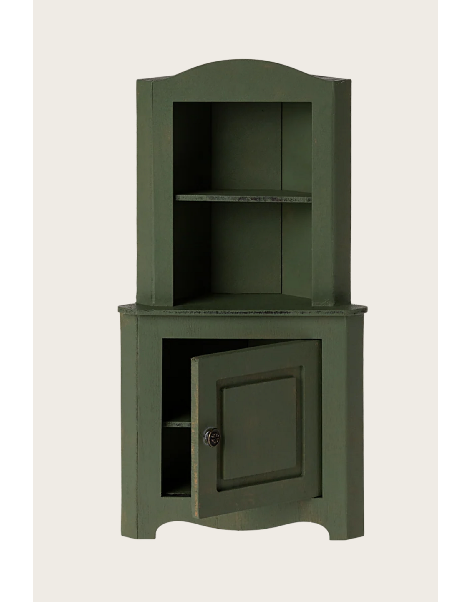 Maileg Corner cabinet miniature Dark Green