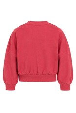 Like Flo Danee Flo girls oversized sweater Red