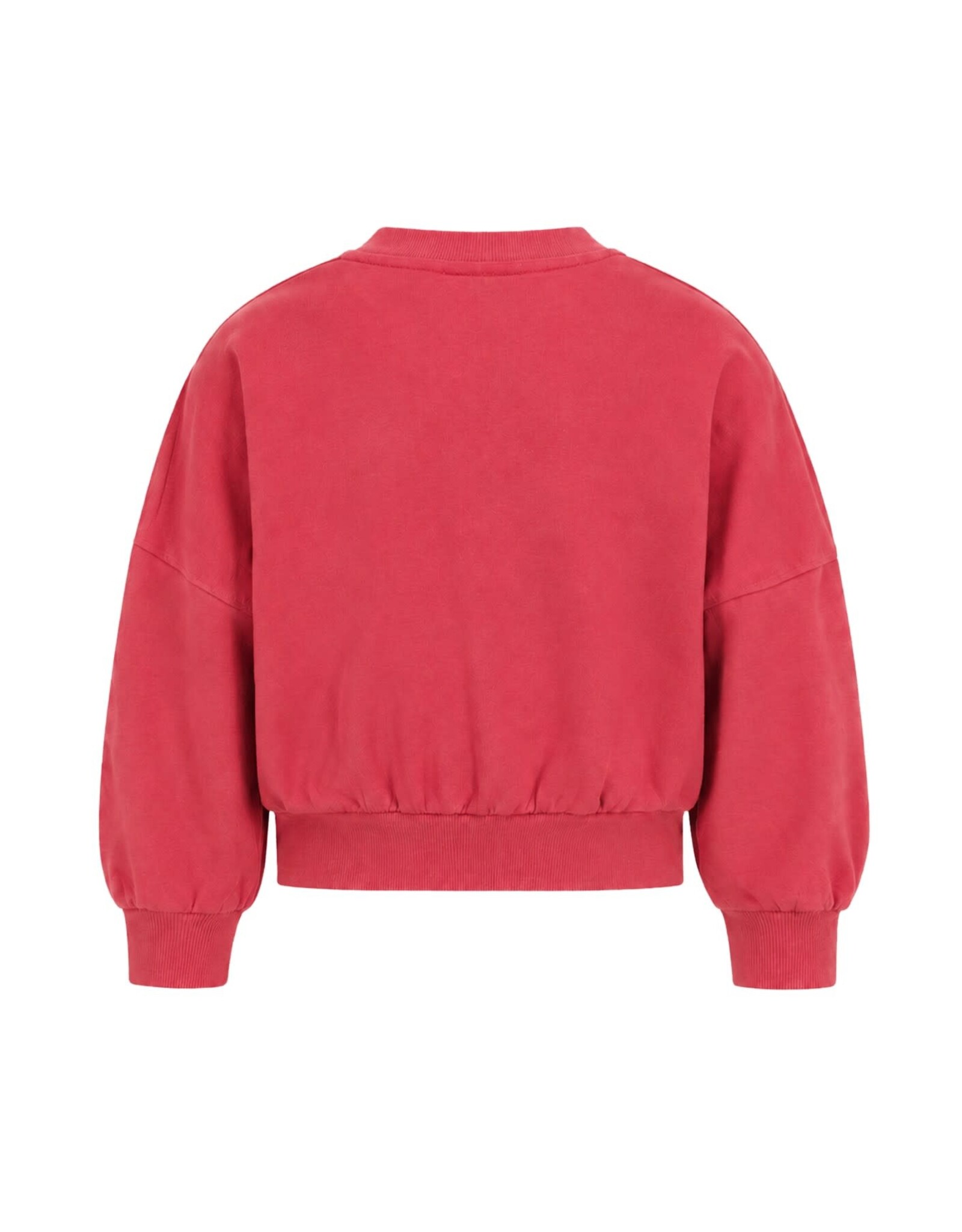 Like Flo Danee Flo girls oversized sweater Red