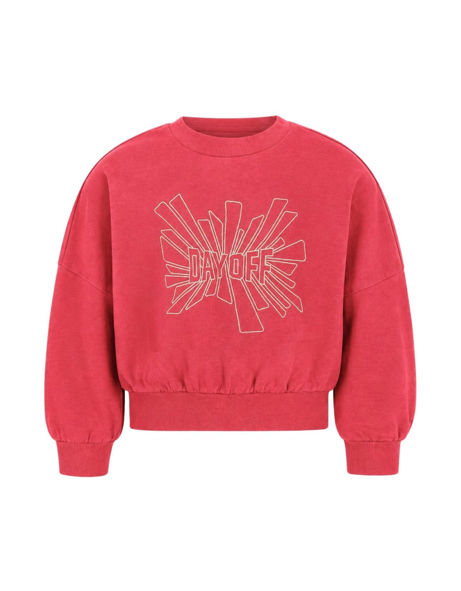 Like Flo Danee Flo girls oversized sweater Red