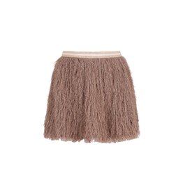 Like Flo Sil Flo girls fringes skirt with elastic WB Champagne