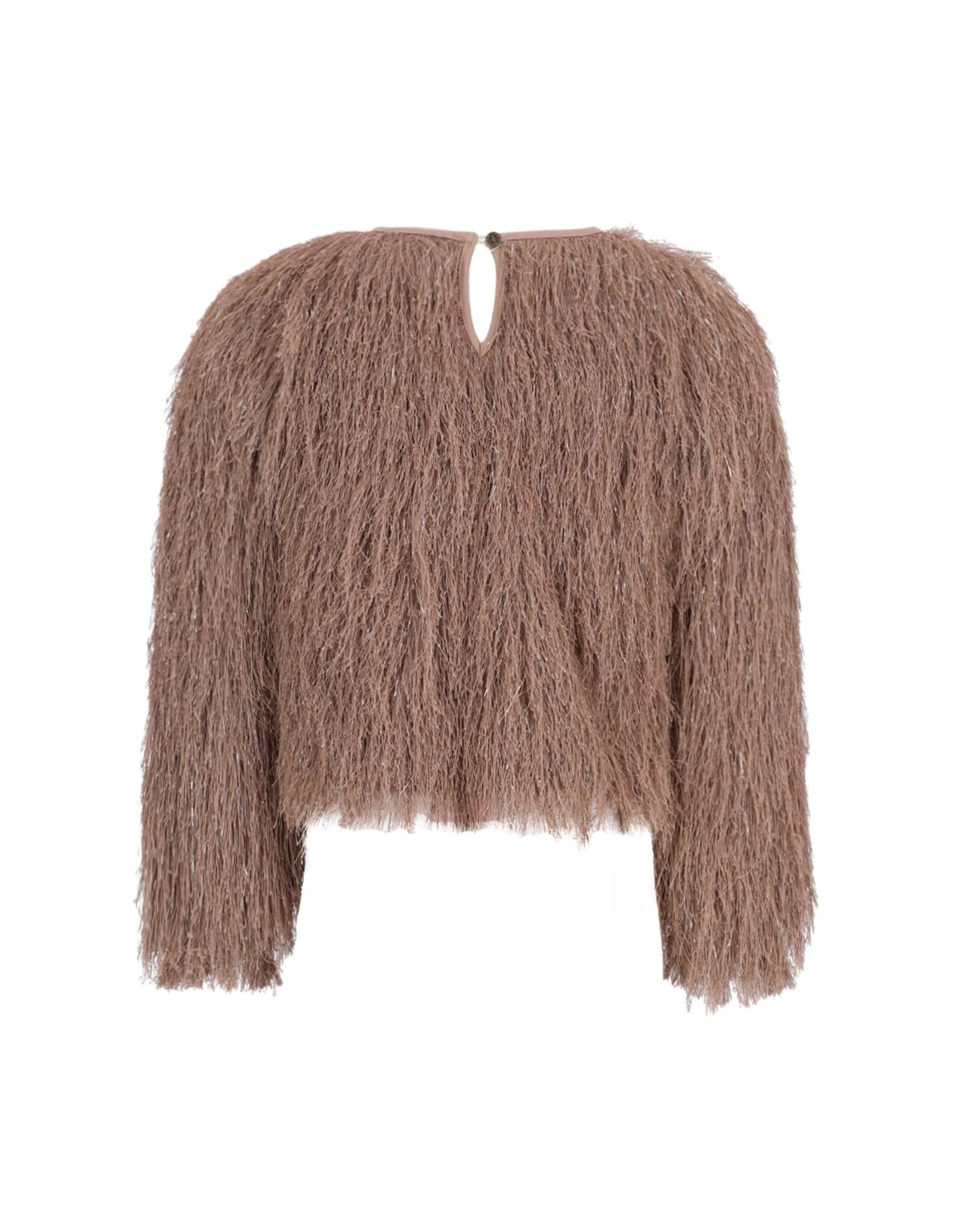Like Flo Celina Flo girls fringes blouse Champagne