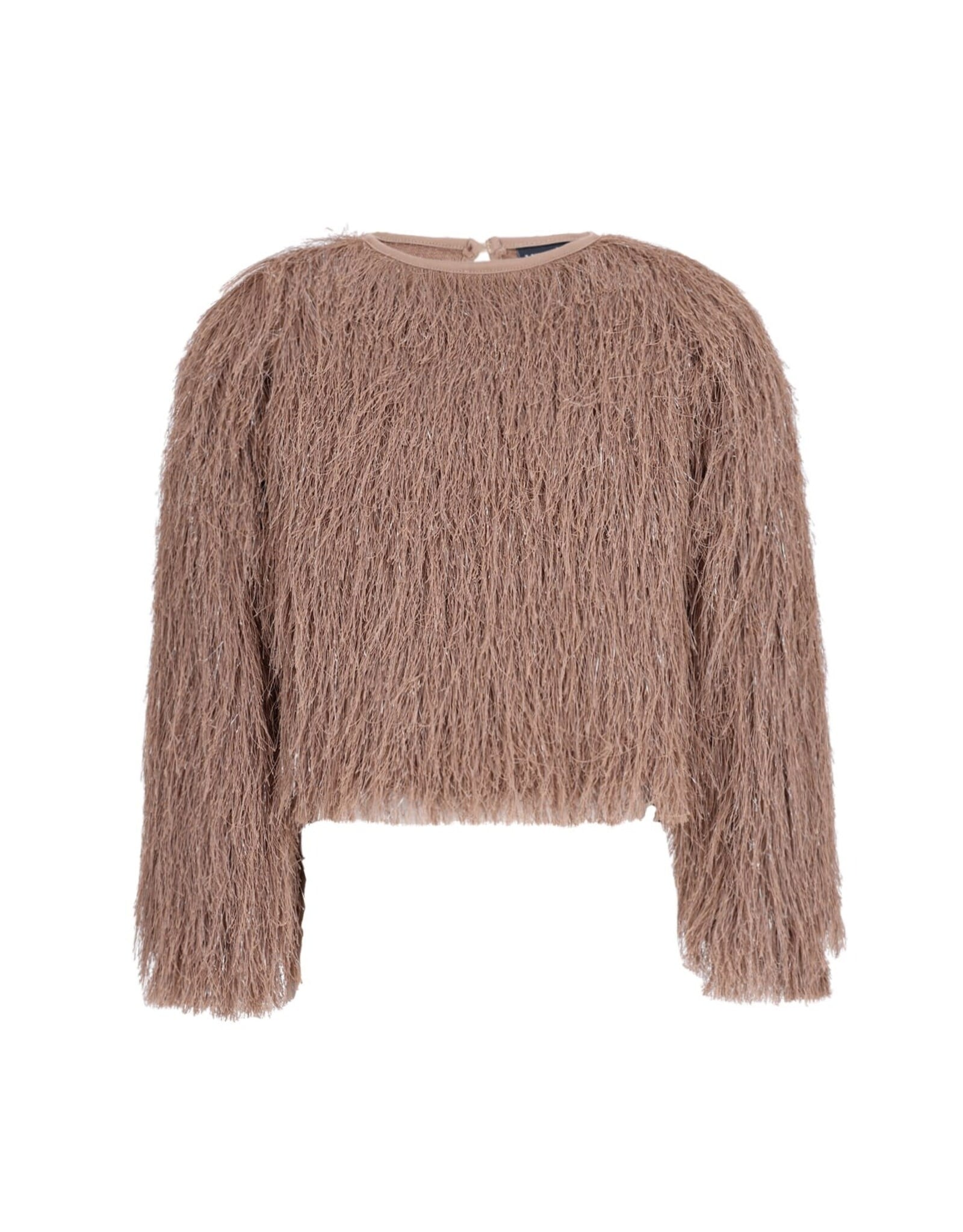 Like Flo Celina Flo girls fringes blouse Champagne