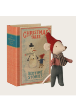 Maileg Christmas mouse Baby in book