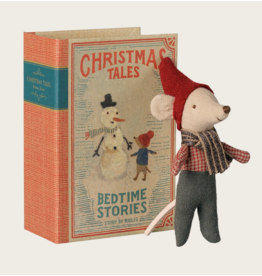 Maileg Christmas mouse Baby in book