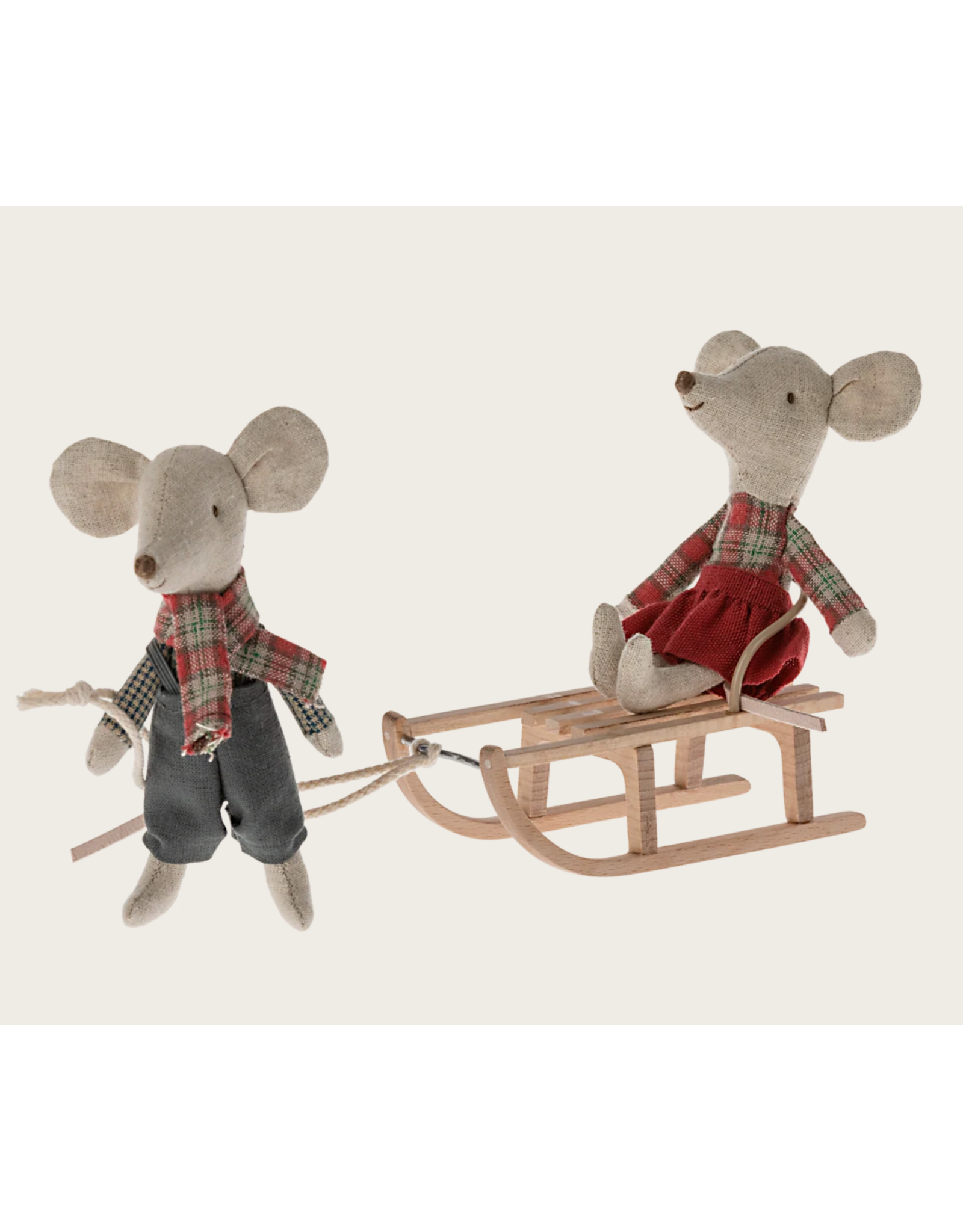 Maileg Sled Mouse