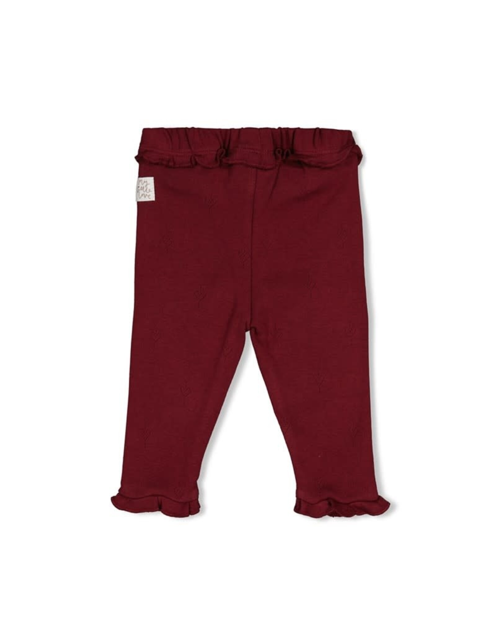 Feetje Legging pointelle rib - My Little Love Bordeaux