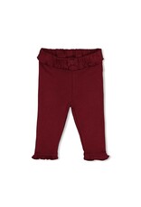 Feetje Legging pointelle rib - My Little Love Bordeaux