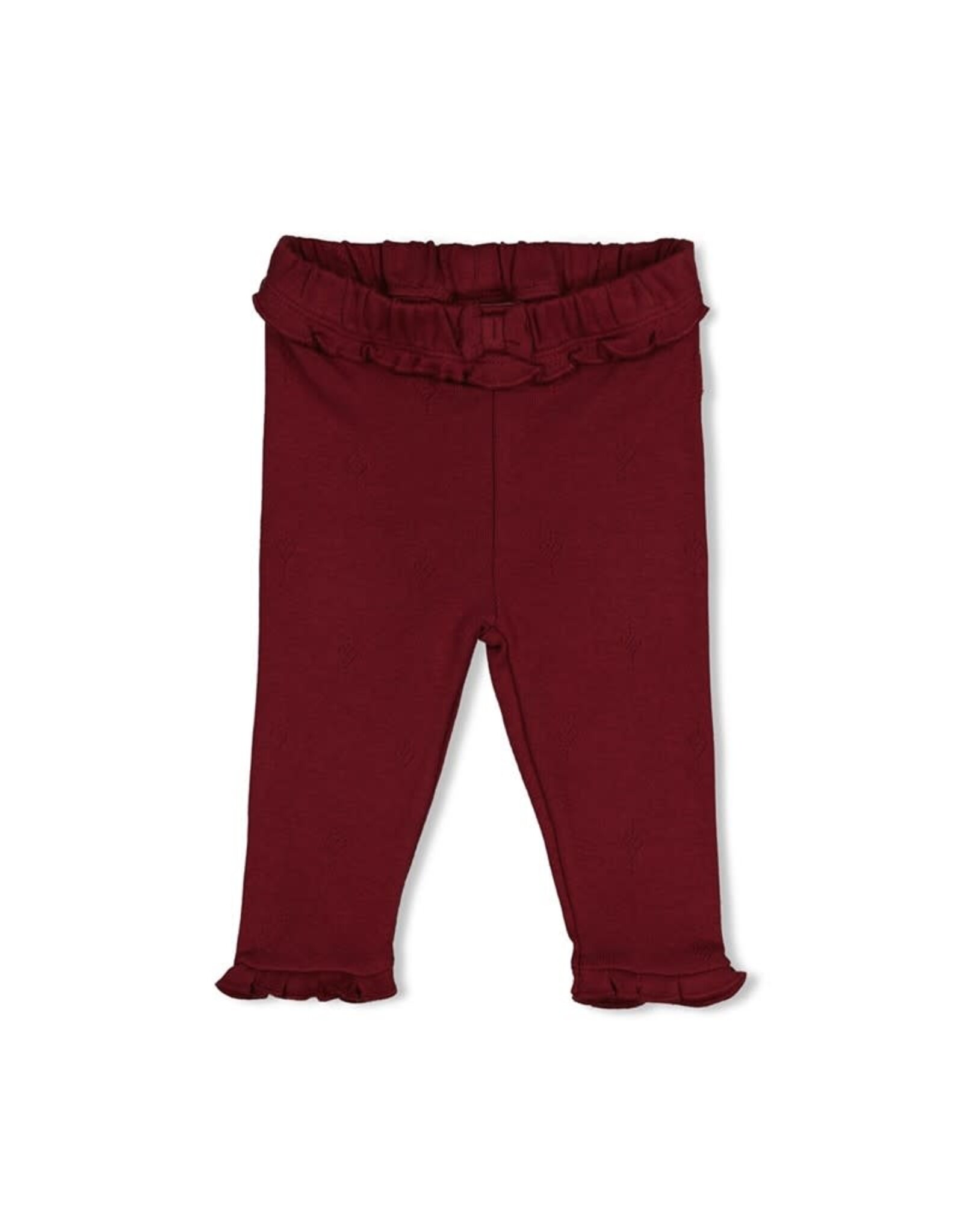 Feetje Legging pointelle rib - My Little Love Bordeaux