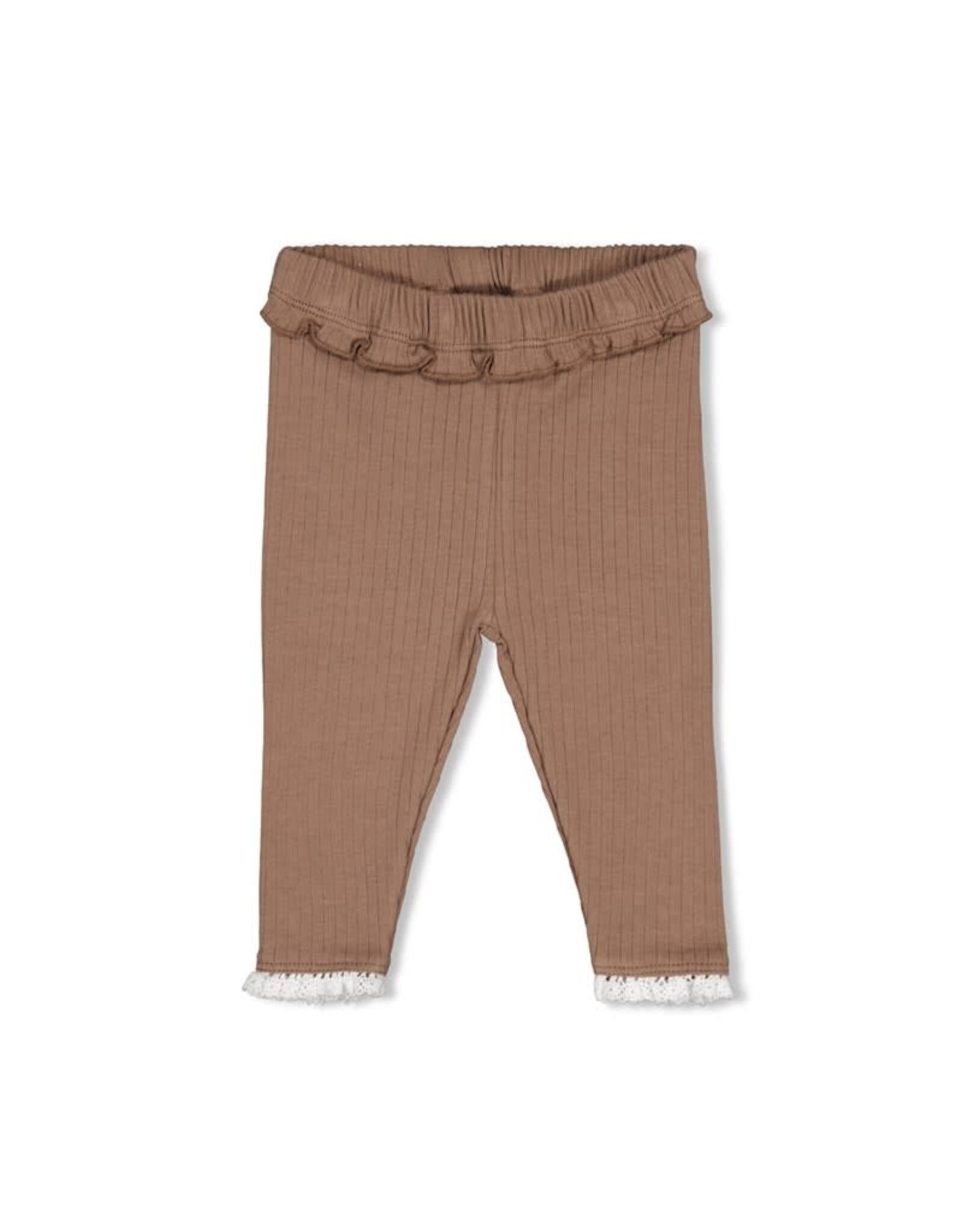 Feetje Legging rib - My Little Love Taupe
