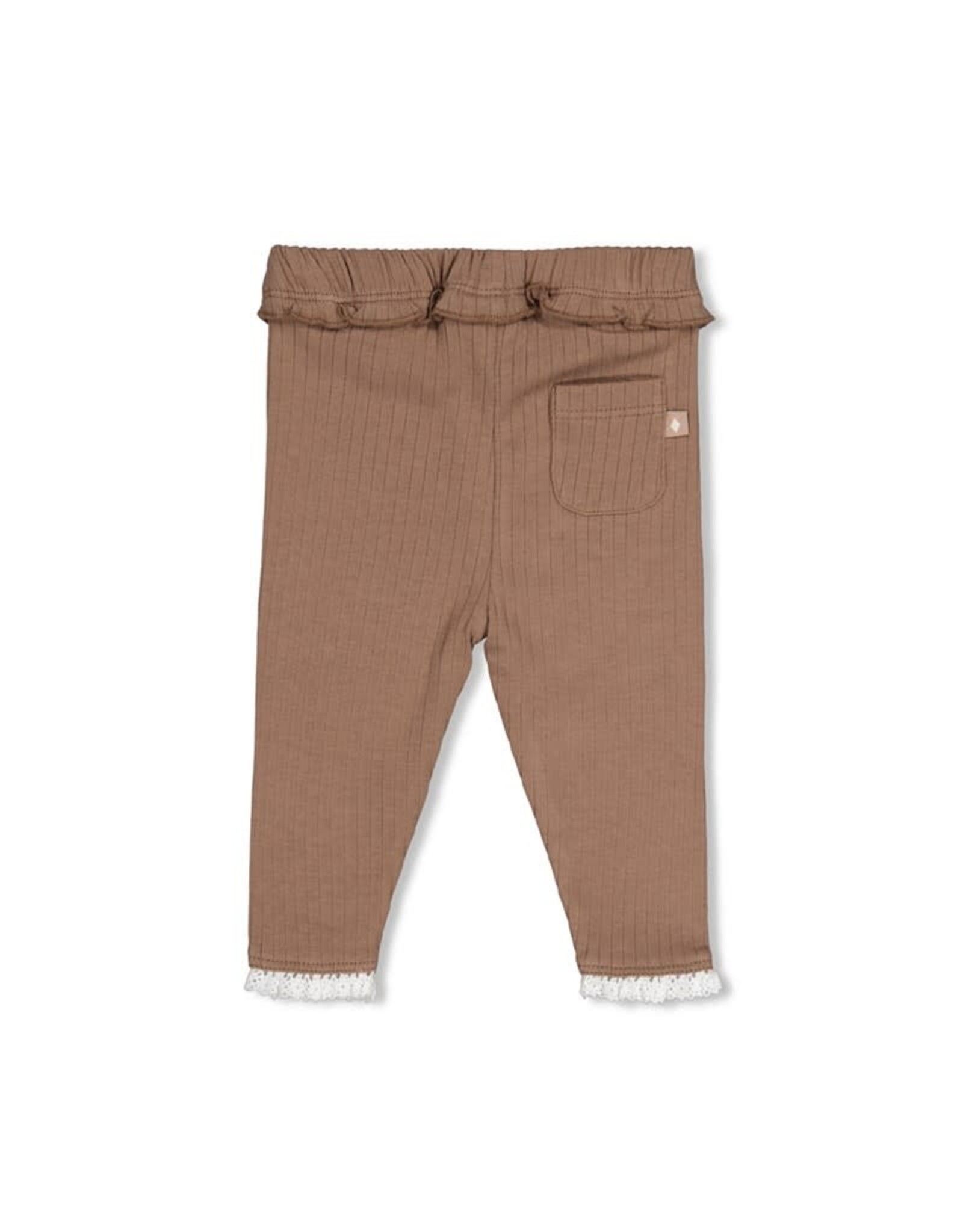 Feetje Legging rib - My Little Love Taupe