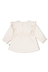 Feetje Longsleeve ruches - My Little Love - Offwhite