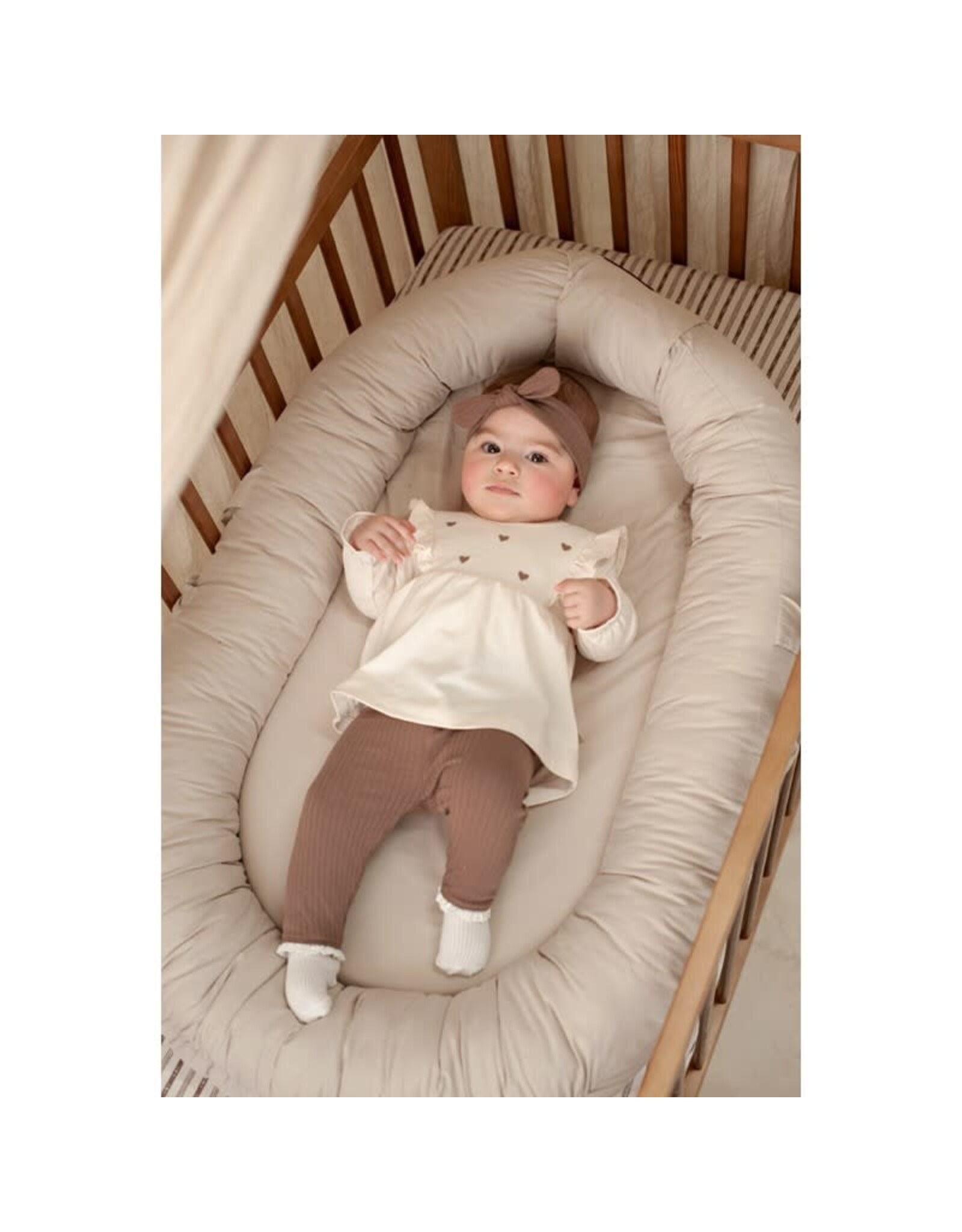 Feetje Longsleeve ruches - My Little Love - Offwhite