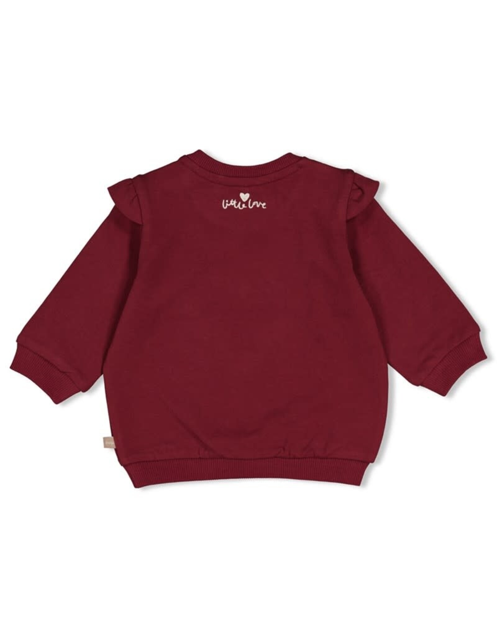 Feetje Sweater relaxed fit - My Little Love Bordeaux