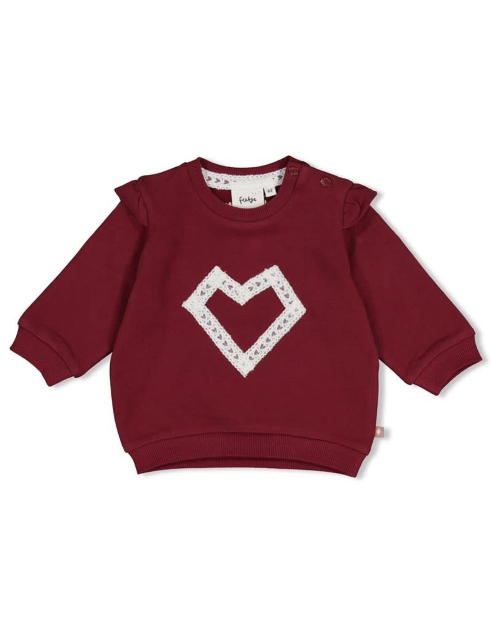 Feetje Sweater relaxed fit - My Little Love Bordeaux