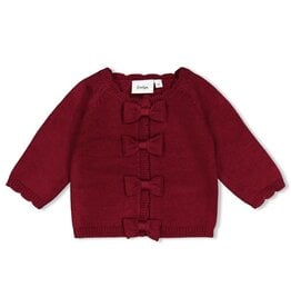Feetje Vestje gebreid - My Little Love Bordeaux