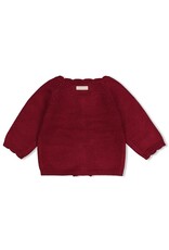 Feetje Vestje gebreid - My Little Love Bordeaux