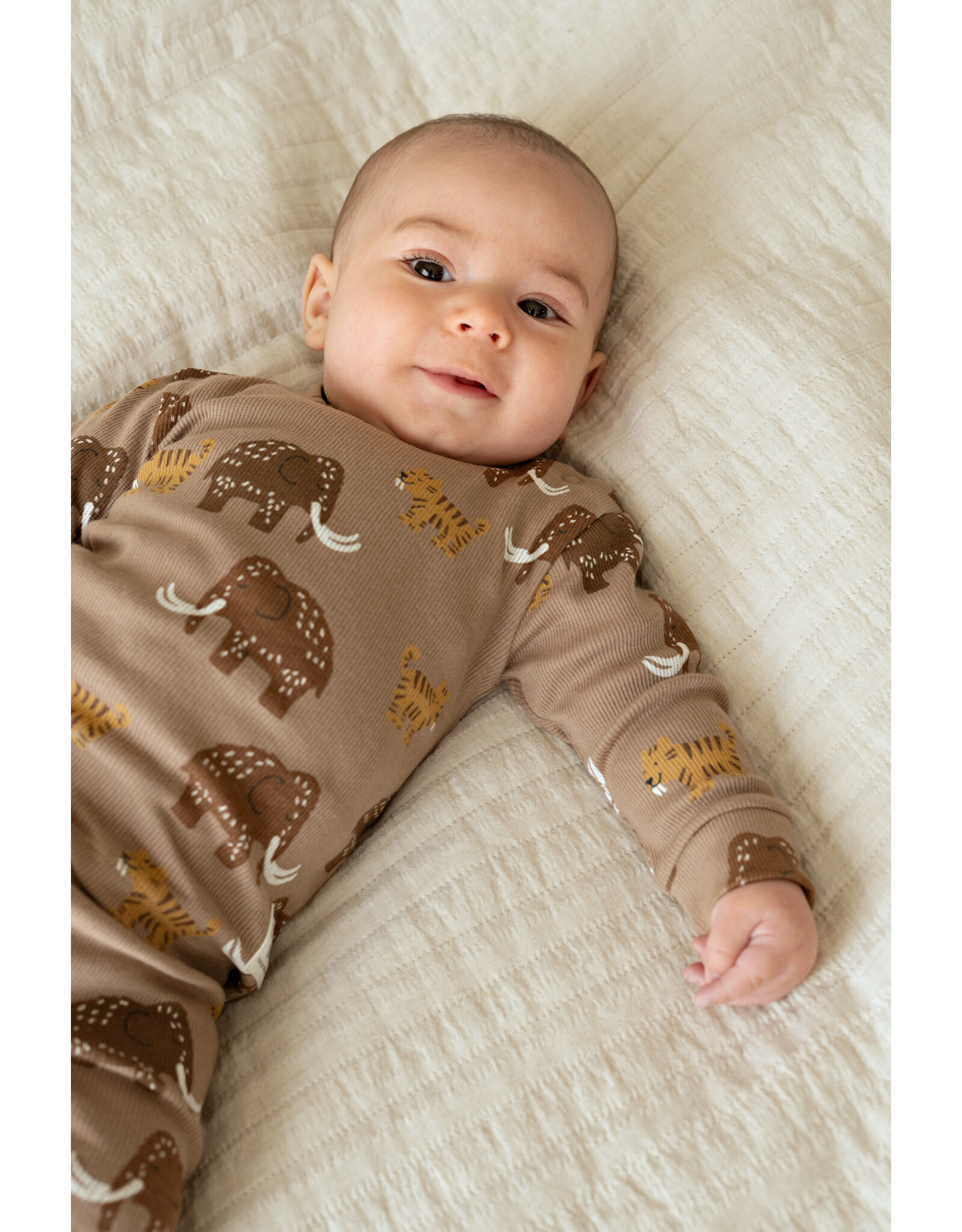 Feetje Milo Mammoth - Taupe Premium Sleepwear by Feetje
