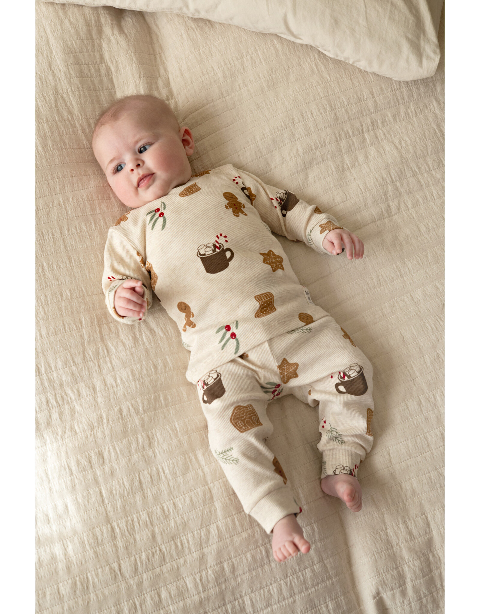 Feetje Cosy Cookie -Offwhite melange  Premium Sleepwear by Feetje