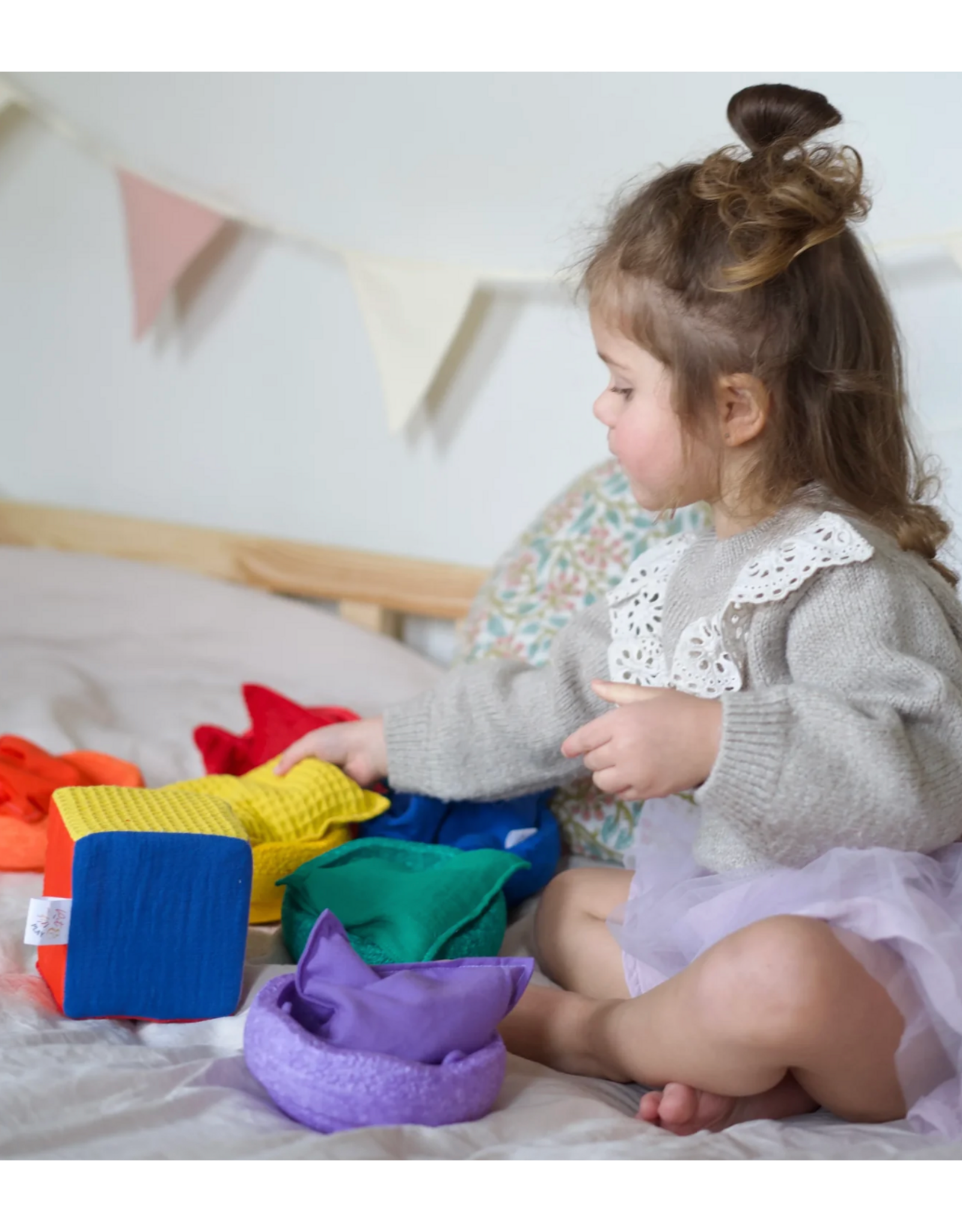 Pit and Play Kleuren dobbelsteen Regenboog