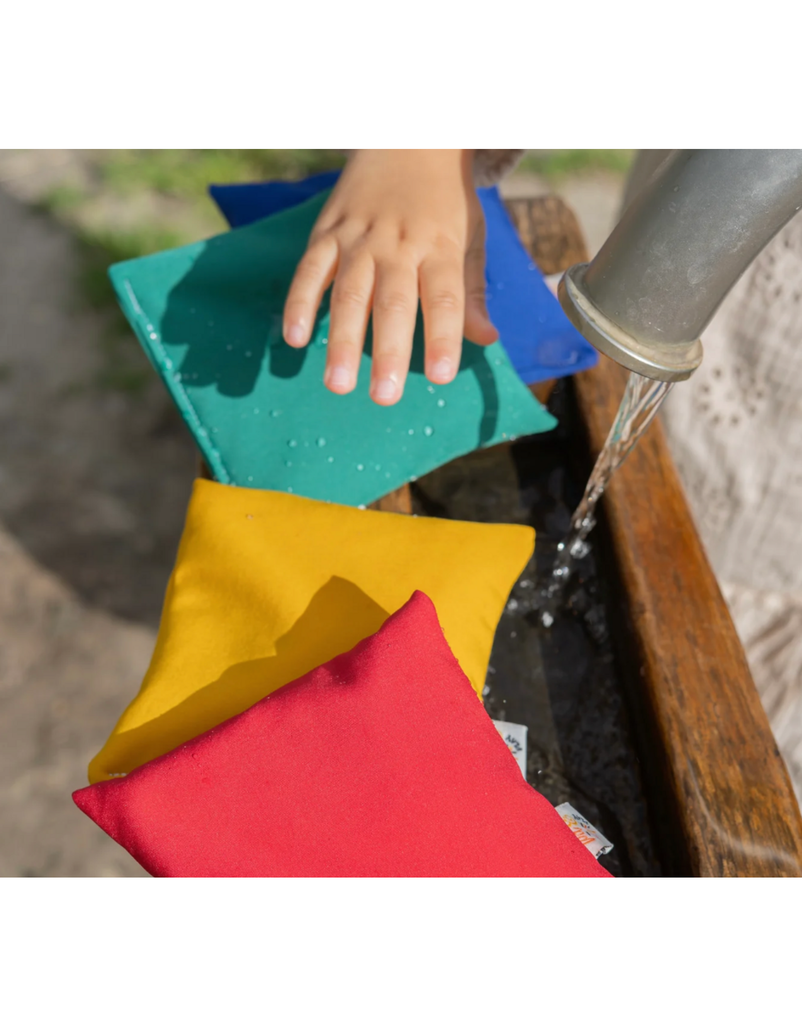 Pit and Play Waterafstotende Regenboog pittenzakjes