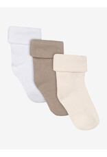 Noppies Unisex Socks 3-pack N469 Oatmeal