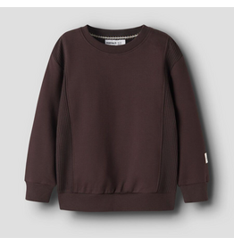 Name it NMMOMID LS NREG SWEAT BRU Chocolate Plum