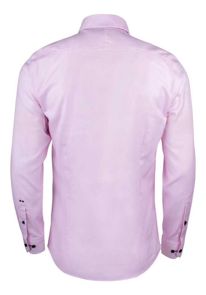 Purple Bow 145 Slim Fit Overhemd Roze