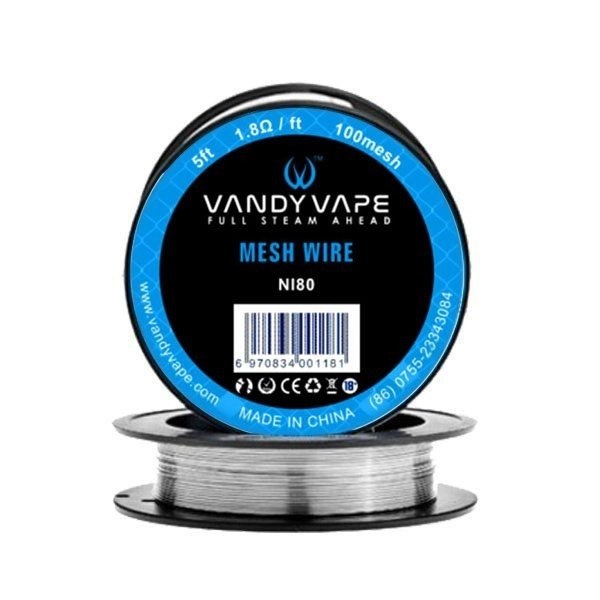 VandyVape Vandy Vape - Mesh Wire Ni80 100 5ft
