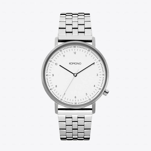 Komono Lewis Estate Silver Horloge Komono Lewis Estate Silver Horloge