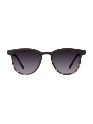 Komono Francis Matte Black Tortoise Lunettes de Soleil