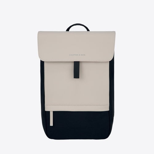 Kapten and Son Fyn Cream Black Backpack