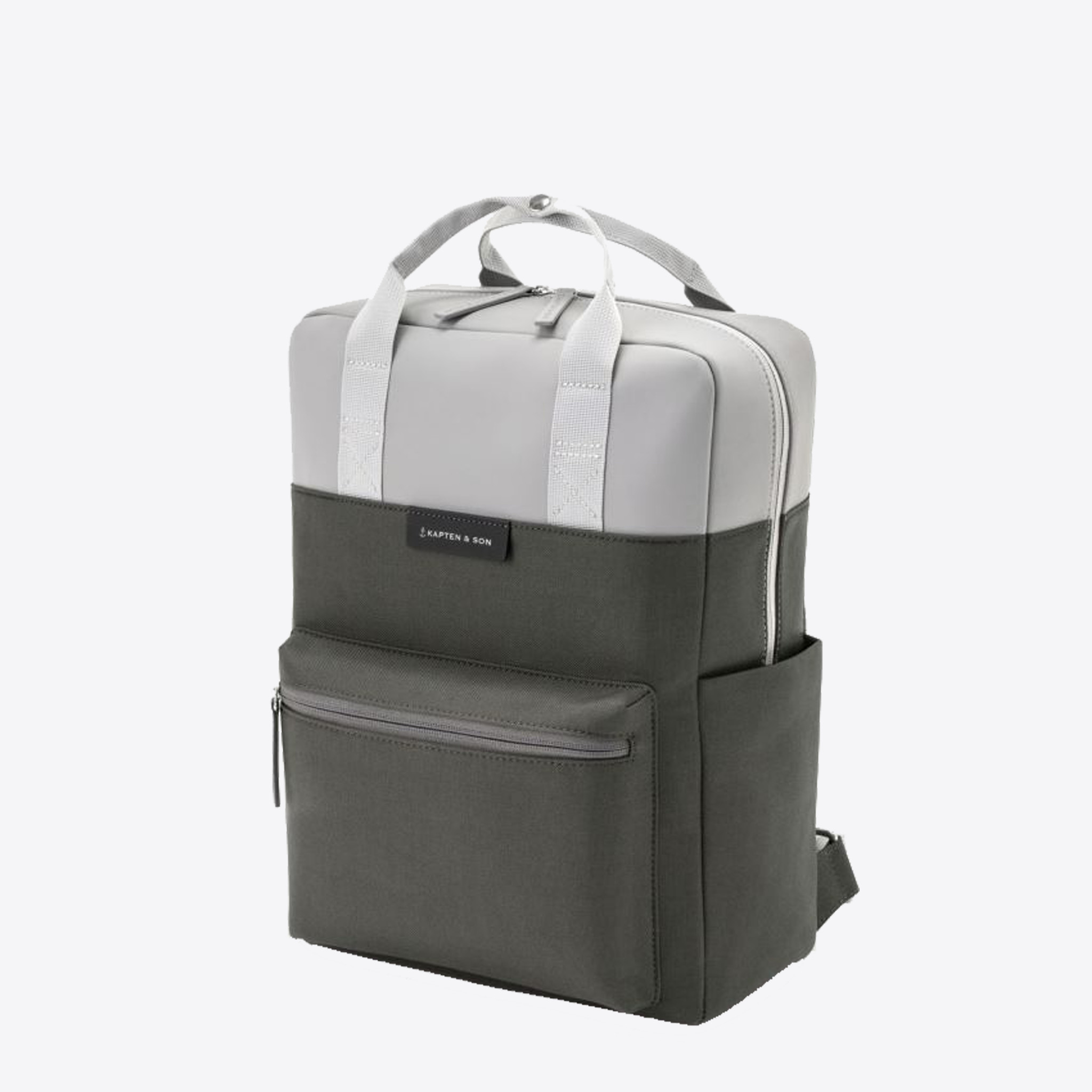 Kapten and Son Bergen Grey Black Sac dos Livraison 24h