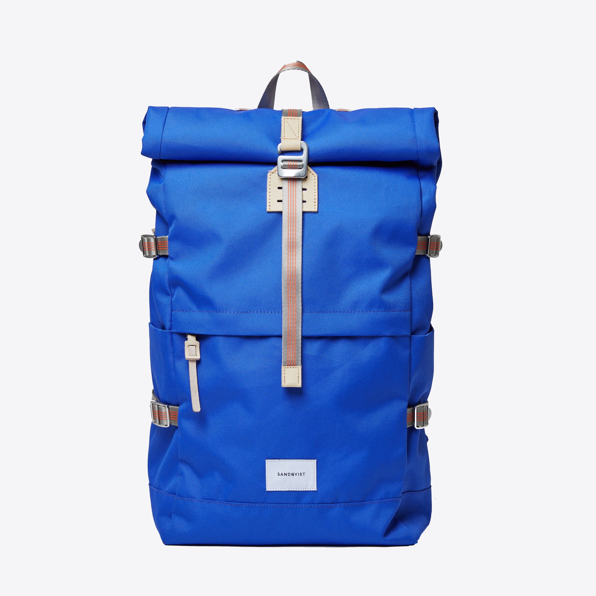 bright blue backpack