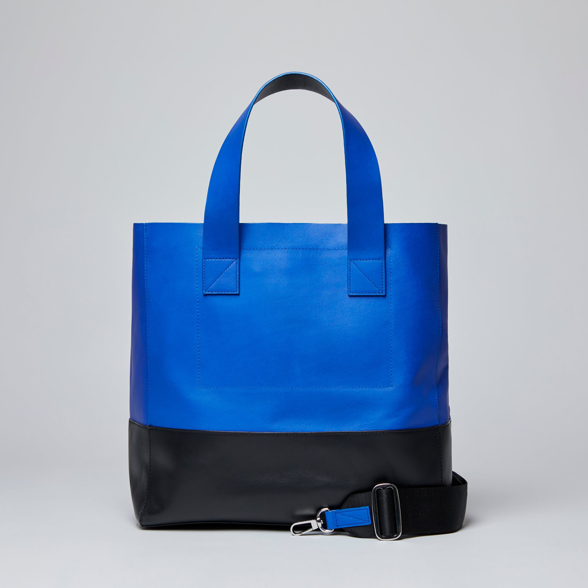 blue black bag