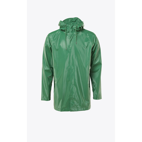 Rains Short Coat Shiny Grass Regenjacke