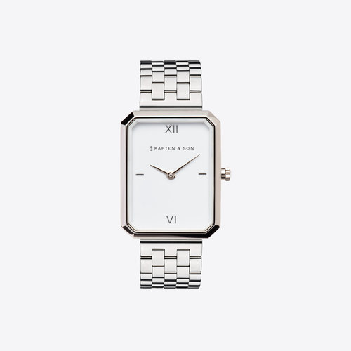 Kapten and Son Grace Silver Steel Horloge Kapten and Son Grace Silver Steel Horloge
