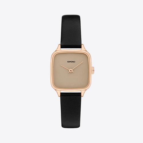 Komono Kate Black Rose Horloge