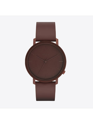 Komono Lewis Monochrome Burgundy Montre