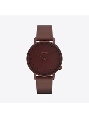 Komono Harlow Monochrome Burgundy Uhr