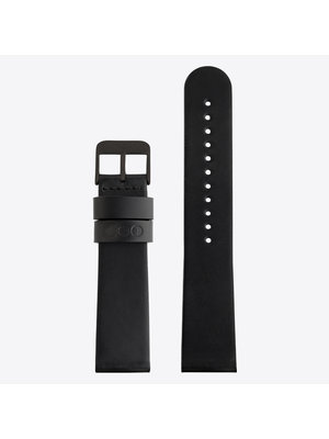 Komono Komono Leder Uhrenarmband 20 Black Black