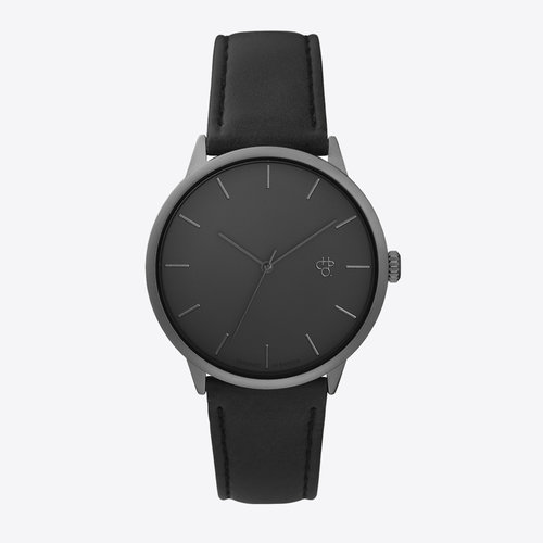 CHPO Khorshid Betong Horloge - Zwarte band CHPO Khorshid Betong Horloge - Zwarte band