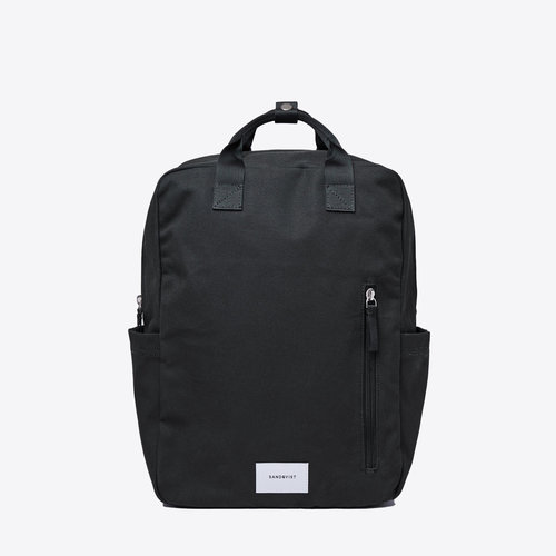 Sandqvist Knut Black Backpack