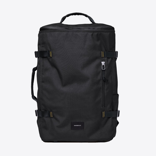Sandqvist Zeke Black Rugzak Sandqvist Zeke Black Rugzak