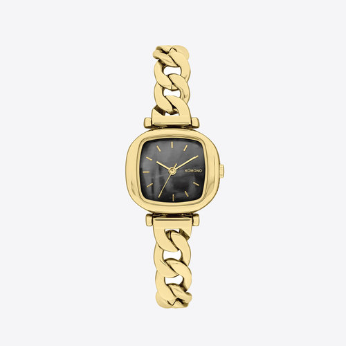 Komono Moneypenny Revolt Gold Black Montre