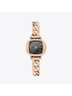 Komono Moneypenny Revolt Rose Gold Black Uhr